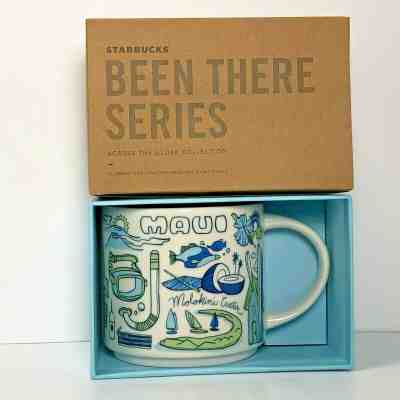 New In Box 2018 Starbucks MAUI Hawaii Been There Series 14 Oz Ceramic Cup Mug - Sold on eBay Apr, 29th 2019 for $24.65