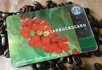 Starbucks CARD • Rare 2005 Giftcard • Coffee Cherries Guatemala Antigua - Sold on eBay May, 9th 2019 for $3.39