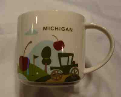 Starbucks - Michigan-You are Here Collector Mug-14oz-EUC - Sold on eBay May, 12th 2019 for $7.99