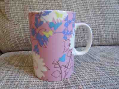 Starbucks Spring Coffee Cup Mug  Floral Pattern 2006 Pink - Sold on eBay May, 12th 2019 for $7.00