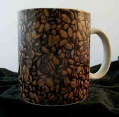 STARBUCKS Coffee Beans Graphic Mug 2007 LARGE 16 OZ Size - Sold on eBay May, 12th 2019 for $7.99