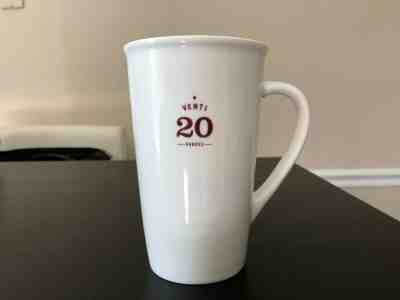 Starbucks Venti Coffee Mug White Tall 20 Ounces Latte Oversize Cup 2010 - Sold on eBay May, 12th 2019 for $18.99