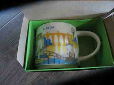 Starbucks Lisboa Lisbon Collectible Coffee Mug "You Are Here Collection" NEW YAH - Sold on eBay May, 2nd 2019 for $29.99