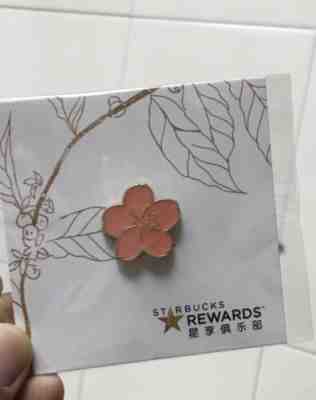 New China 2019 Starbucks Spring Sakura Flower Pin - Sold on eBay May, 10th 2019 for $6.53