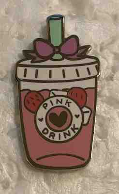 Starbucks' Pink Drink pin - not a Starbucks pin - new - HTF - Sold on eBay May, 9th 2019 for $14.00