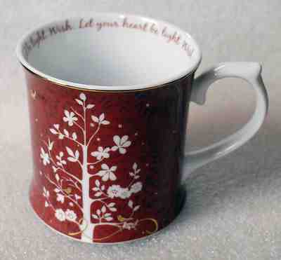 STARBUCKS Rosanna red LET YOUR HEART BE LIGHT mug WISH 2009 - Sold on eBay May, 11th 2019 for $5.60