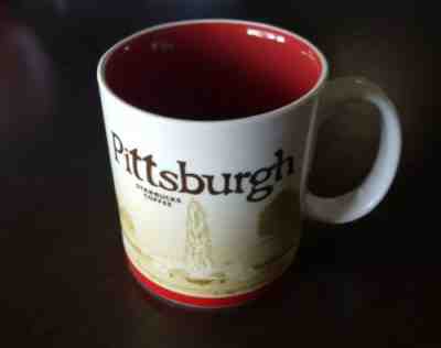 Starbucks Coffee PITTSBURGH PA Pennsylvania Collector Mug 2012 City Icon Series - Sold on eBay Apr, 28th 2019 for $27.98