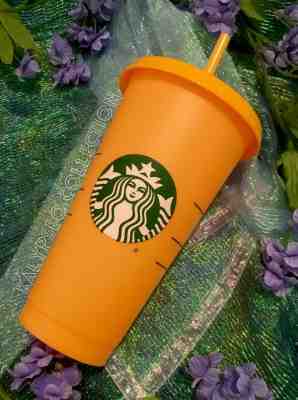 NEW Starbucks Reusable Cup Venti Tumbler COLOR CHANGING Summer 2019 24oz  - Sold on eBay May, 6th 2019 for $23.00