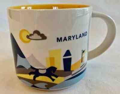 STARBUCKS MARYLAND 14 OZ. COFFEE MUG - YOU ARE HERE COLLECTION - Sold on eBay May, 2nd 2019 for $5.00