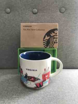 Starbucks Virginia You are Here YAH Collector Mug  -Discontinued - Sold on eBay May, 4th 2019 for $34.99