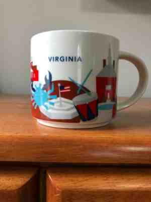 2017 Virginia Starbucks You Are Here Collection Coffee Mug Tea Cup 14oz - Sold on eBay May, 10th 2019 for $9.99