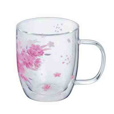 Starbucks Taiwan 2019 sakura cherry blossom double wall glass mug 400ml - Sold on eBay Apr, 28th 2019 for $30.00