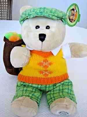 Starbucks Bearista Bear Golfer Plush 50th Ed 2006 Golf Bag Argyle Vest NEW - Sold on eBay Apr, 11th 2019 for $8.97
