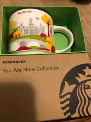 Starbucks YAH You Are Here Mug Madrid Spain New
