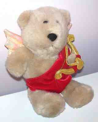 Starbucks Bearista Bear 13th Edition Cupid 2001 Valentine Plush Wings - Sold on eBay Mar, 1st 2019 for $6.95