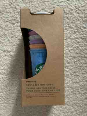 Starbucks Marble Reusable Hot Cups - 6 Cups With 6 Lids - 16 oz Tall - Sold on eBay May, 10th 2019 for $11.50