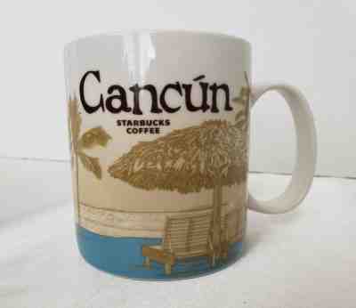 Starbucks Mug Cancun Mexico Global Icon City Series 16 oz Ceramic 2015 - Sold on eBay Apr, 29th 2019 for $24.99