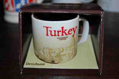 New Authentic Starbucks TURKEY Icon Demitasse Mini Mug with Box - Sold on eBay May, 3rd 2019 for $22.00