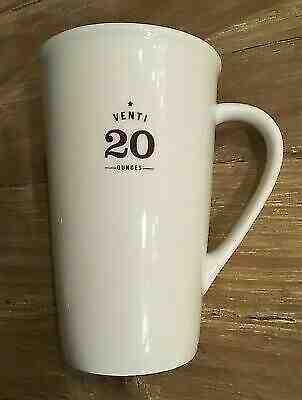 RETIRED 2010 STARBUCKS TALL 6.25" VENTI 20 OZ CERAMIC COFFEE MUG EST.1971 - Sold on eBay May, 10th 2019 for $8.30