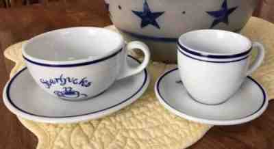 Two Sets!! Starbucks 1994 Rosana 1 Espresso Set & 1 Coffee/Tea Cup Set - Sold on eBay May, 10th 2019 for $22.99
