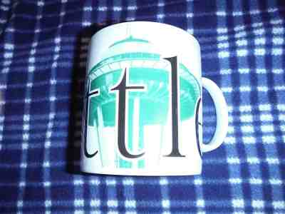 UNSED: Starbucks SEATTLE Coffee City Mug (Collector Series, 1994) Space Needle - Sold on eBay May, 7th 2019 for $13.50