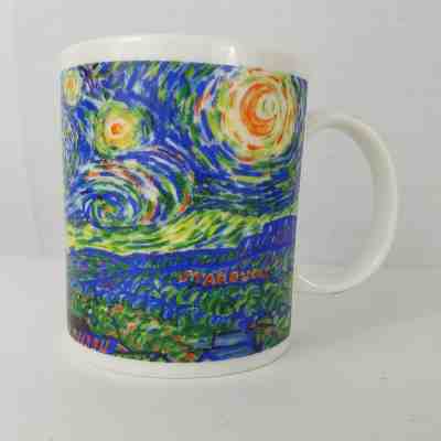 Starbucks Mug Van Gogh Impressionist Painting Starry Night Coffee Cup 1999 Used - Sold on eBay May, 6th 2019 for $19.00