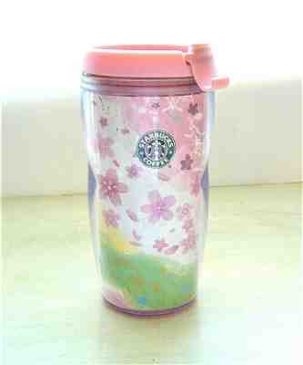 2001 Starbucks Multicolored Flower Print Mini Small Travel Tumbler Mug 8 OZ Kids - Sold on eBay May, 11th 2019 for $6.95