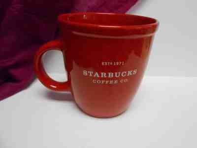 RARE Starbucks Coffee Company Est 1971 Cup Mug Red 2001 Barista - Sold on eBay May, 7th 2019 for $24.95
