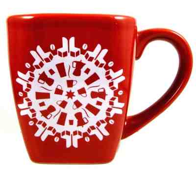 Starbucks Coffee Holiday 2004 Red Snowflake Mug 16 oz. - Sold on eBay May, 10th 2019 for $25.00