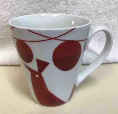STARBUCKS COFFEE MUG CUP CHRISTMAS HOLIDAY RED WHITE BIRDS ORNAMENTS 2012 - Sold on eBay May, 4th 2019 for $3.50