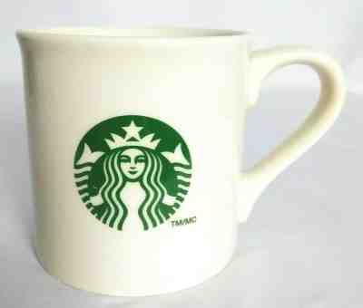Starbucks 2013 Coffee Mug Cup Green White Siren Mermaid Logo 14 Oz. - Sold on eBay May, 11th 2019 for $19.99