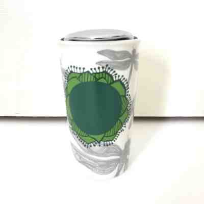 Starbucks 2014 Ceramic Dot Series Dragonfly 12 oz Travel Mug With Original Lid - Sold on eBay May, 6th 2019 for $14.99