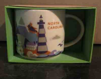 Starbucks Mug You Are Here 2015 Collectible  North Carolina 14oz Sturdy Mug. - Sold on eBay May, 8th 2019 for $16.00