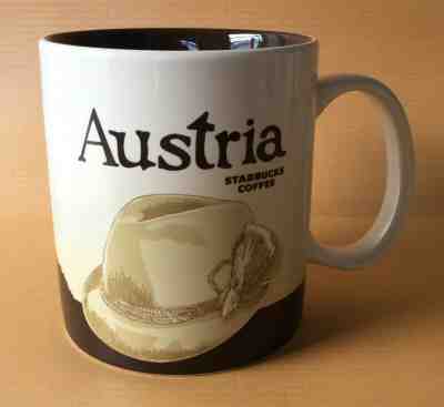 2016 STARBUCKS AUSTRIA CITY MUGs 16 OZ  - Sold on eBay Apr, 25th 2019 for $19.99