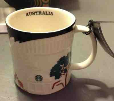 STARBUCKS Australia Black and White Relief Mug NWT *US SELLER* NEW - Sold on eBay Apr, 24th 2019 for $69.99