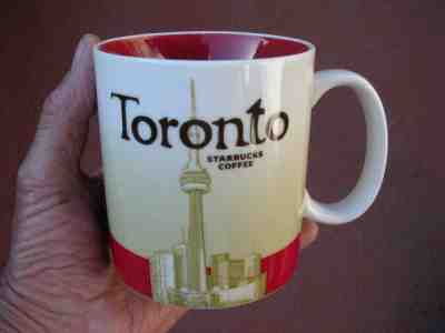 starbucks 2012 TORONTO 4" COFFEE MUG canada SPACE NEEDLE AND SKYLINE city view - Sold on eBay May, 7th 2019 for $29.99