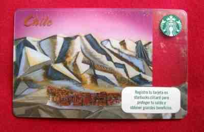 STARBUCKS CHILE GIFT CARD, Zero value - Sold on eBay May, 8th 2019 for $8.01