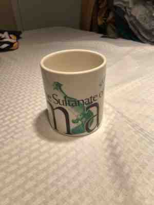 Starbucks Oman Global Icon Series City Collector Coffee Mug Cup 16oz - Sold on eBay May, 8th 2019 for $6.00