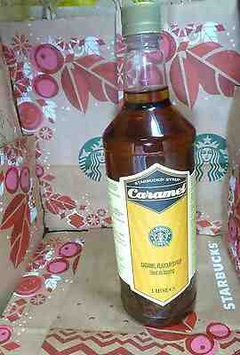 IRRESISTIBLE* Xmas* Gift ! STARBUCKS *CARAMEL FLAVOR SYRUP 1 LTR FOR COFFEE* - Sold on eBay Apr, 27th 2019 for $38.99