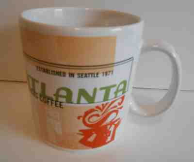 Starbucks 1999 Atlanta Georgia Large Mug Coffee Cup - Sold on eBay Apr, 27th 2019 for $7.99