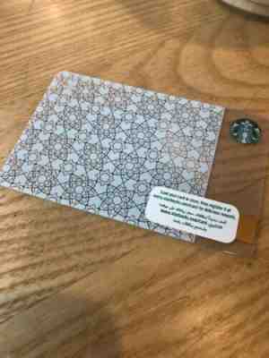 Starbucks Kuwait Middle East Ramadan Gift Card. Pin Intact/New/$0 Balance - Sold on eBay May, 4th 2019 for $9.99