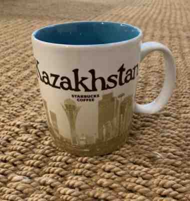 Starbucks Global Icon Series Kazakhstan 16 OZ/473 ML Ceramic Coffee Mug/Cup; EUC - Sold on eBay May, 6th 2019 for $20.00