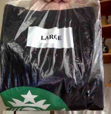 Vintage Starbucks Coffee Black Shirt Cotton Mermaid Original Green Logo L - Sold on eBay Apr, 25th 2019 for $16.99