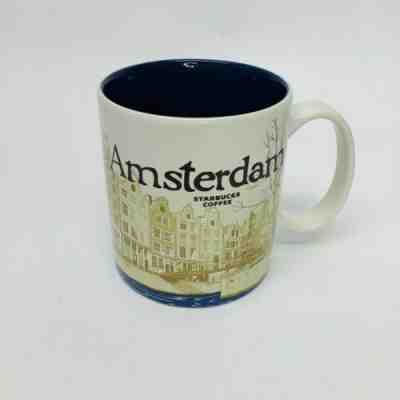 Original Starbucks City Mug 16 oz AMSTERDAM VER.2 Series 2016-2017 NETHERLANDS - Sold on eBay May, 4th 2019 for $28.00