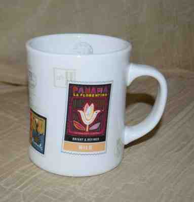 2002 STARBUCKS COFFEE BARISTA MUG AIR MAIL STAMPS PANAMA SUMATRA YUKON  - Sold on eBay Apr, 26th 2019 for $15.00