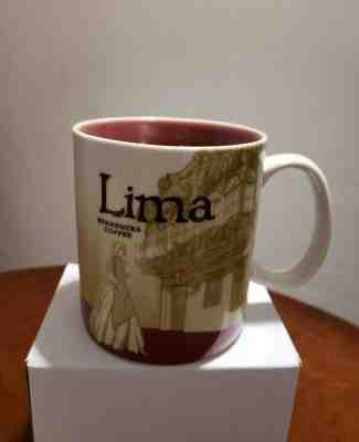 NEW Starbucks Coffee LIMA PERU Global Icon Series Mug 16 oz size  - Sold on eBay May, 11th 2019 for $34.95