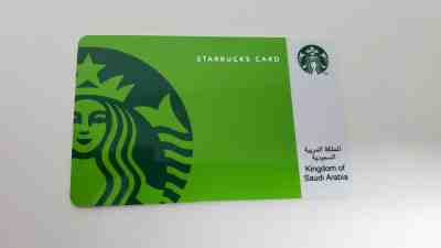 KINGDOM OF SAUDI ARABIA -  STARBUCKS CARD - GREEN LOGO  - FOR COLLECTION - Sold on eBay Apr, 29th 2019 for $10.49