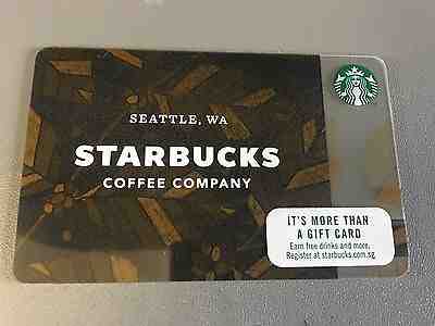 Starbucks Singapore Seattle Coffee Company gift card - Sold on eBay May, 9th 2019 for $9.99