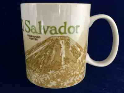 Starbucks 2017 El Salvador Brown and White Coffee/Tea Mug/Cup-SHIPS FREE!!