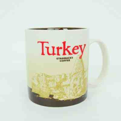 NEW Starbucks Turkey Turkiye Mug Global Icon Collector Series 16 oz Air Balloon - Sold on eBay May, 3rd 2019 for $32.00